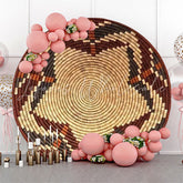 Lofaris Ethiopian Basket Holiday Circle Party Backdrop