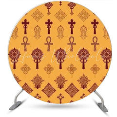 Lofaris Ethiopic Traditional Holiday Decor Round Backdrop