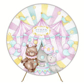 Exciting Circus Big Top Round Backdrop For Spectacular Events