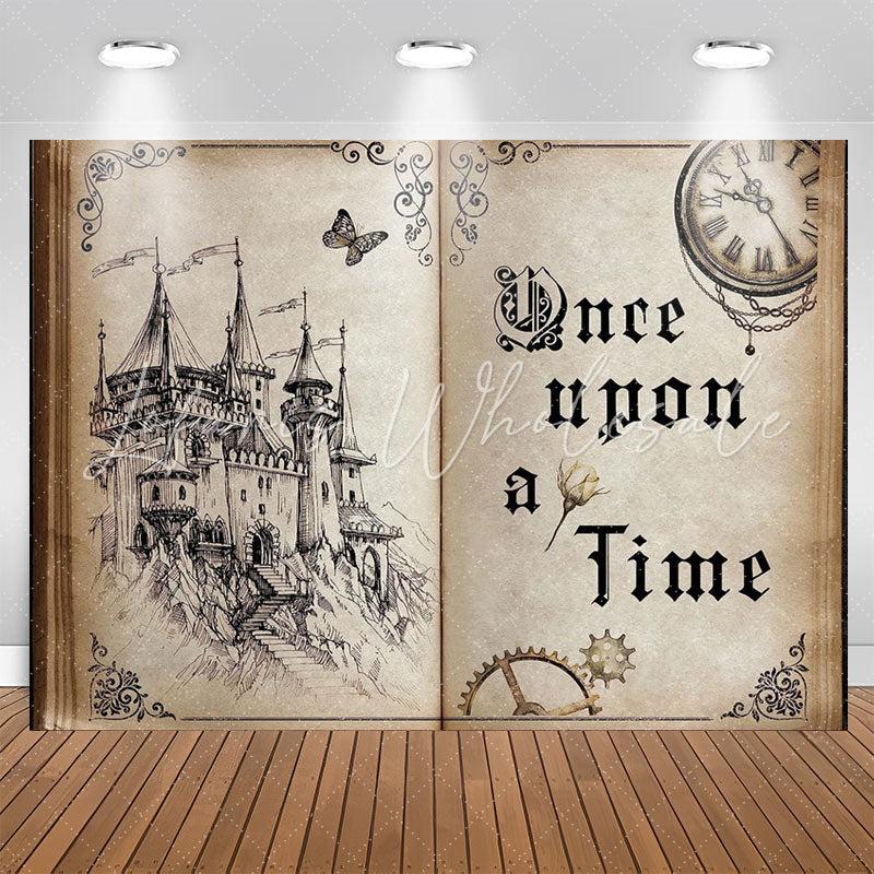 Lofaris Fairy Tale Book Romantic Story Birthday Backdrop