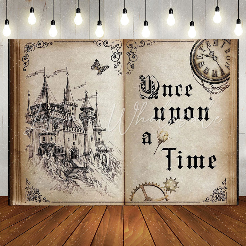 Lofaris Fairy Tale Book Romantic Story Birthday Backdrop