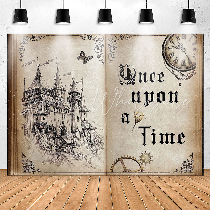 Lofaris Fairy Tale Book Romantic Story Birthday Backdrop