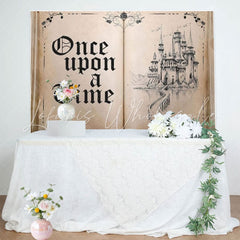 Fairy Tale Books Once Upon A Time Ancient Castle Princess Backdrops