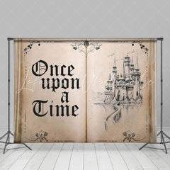 Fairy Tale Books Once Upon A Time Ancient Castle Princess Backdrops