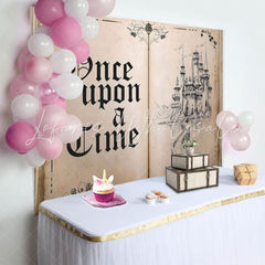 Fairy Tale Books Once Upon A Time Ancient Castle Princess Backdrops