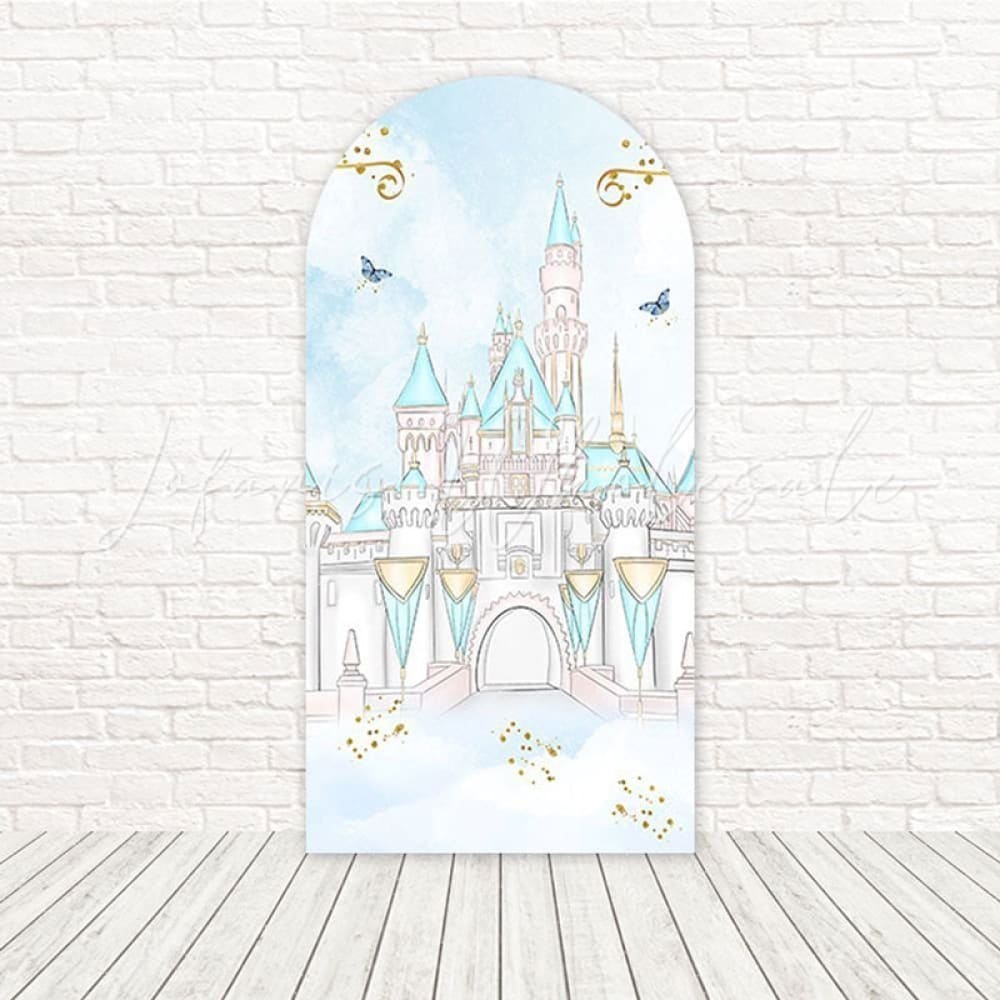 Fairytale Castle Royal Dream Arch Backdrop For Princess Celebration
