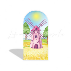 Farm arch Birthday Party Arch Backdrop Wall Cloth Cover