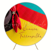 Farroupilha Week Round Backdrop for Brazilian Themed Party