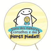 Fathers Day Flork Round Backdrop for Celebration