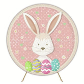 Festive Easter Round Backdrop For Spring Holiday Celebration Party