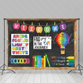Lofaris Find Joy In The Journey Welcome Back To School Backdrop
