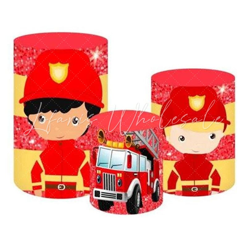 Fireman Rescue Action Themed Cover Cylinders Kit