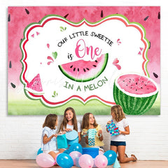 Lofaris First Birthday Photoshoot backdrops Summer Sweet Pink