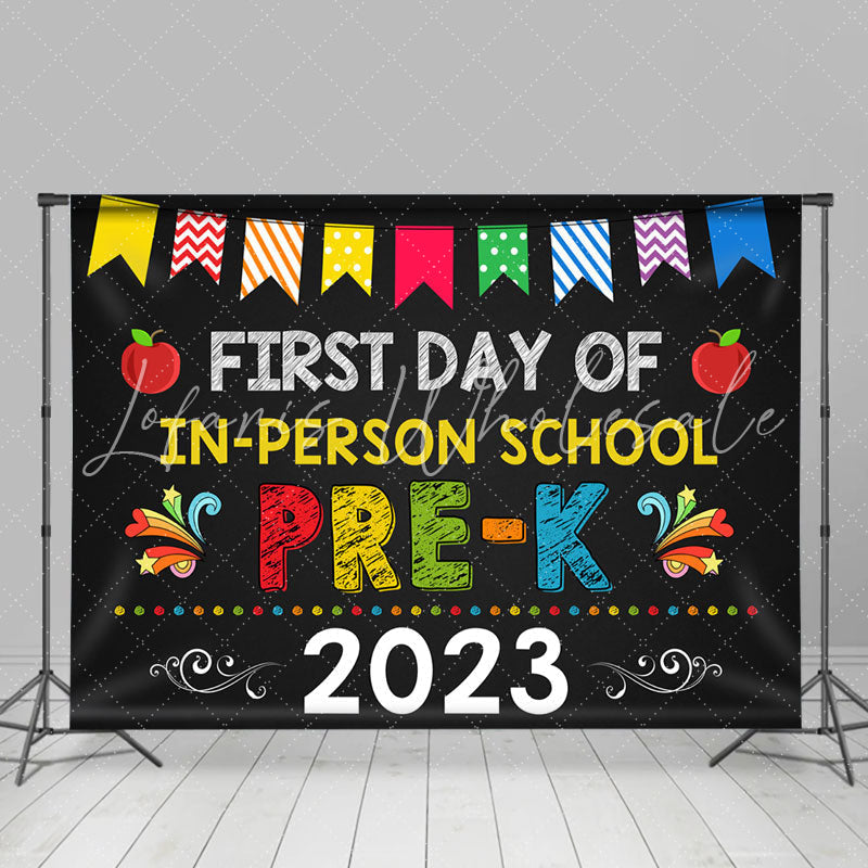 Lofaris First Day of in Person School Backdrop for Photoshoot