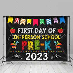 Lofaris First Day of in Person School Backdrop for Photoshoot