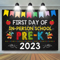 Lofaris First Day of in Person School Backdrop for Photoshoot