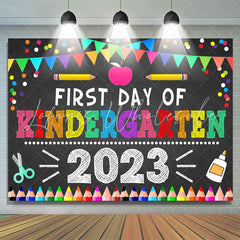 Lofaris First Day Of Kindergarten 2023 Back To School Backdrop