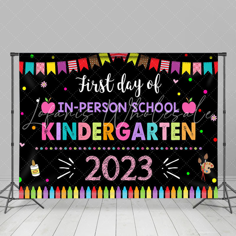 Lofaris First Day of Kindergarten Classroom Backdrop for Photo