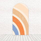 First Trip Around the Sun Striped Arch Backdrop for Birthday Fun Themes