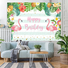 Lofaris Flamingo Photoshoot backdrop Pineapple Flower Palm