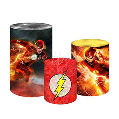 Flash Speed Hero Themed Cover Cylinders Kit
