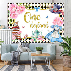 Lofaris Floral Magical Fairy Theme Onederland Birthday Backdrop