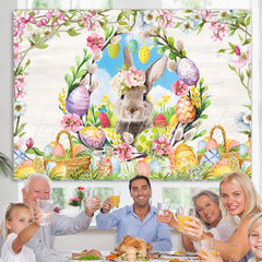 Lofaris Flower And kangaroo Happy Birthday Backdrop For Girl