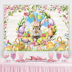 Lofaris Flower And kangaroo Happy Birthday Backdrop For Girl