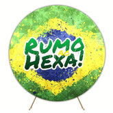 Football Towards the Hexa Round Backdrop for Soccer Fans