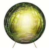 Forest Portal Round Backdrop for Magical Entry Theme