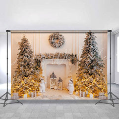 Lofaris Four Piece Christmas Tree Glitter Backdrop