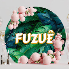 Fuzz Round Backdrop for Playful Design Event