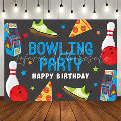 Lofaris Game Machine Sports Bowling Birthday Party Backdrop