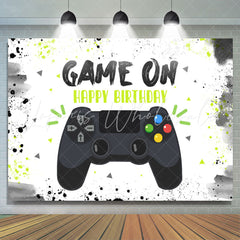 Lofaris Game On Playing Theme Party Happy Birthday Backdrop