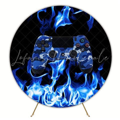 Games Round Backdrop For Fun Kids Party Celebration Theme