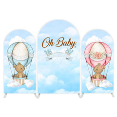 Gender reveal arch Birthday Party Arch Backdrop Wall Cloth Cover