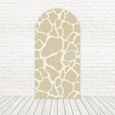 Giraffe Animal Print Wild Safari Arch Backdrop For Jungle Party Decor