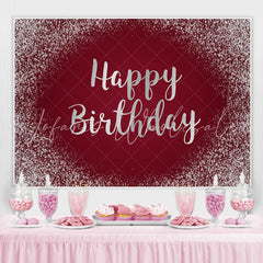 Lofaris Glitter Silver Dots Girls Princess Birthday Backdrop