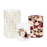 Golden Red Roses Beautiful Themed Cover Cylinders Kit