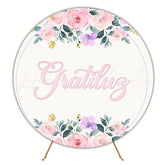 Gratiluz Magical Round Backdrop for Special Celebration