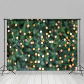 Lofaris Green And Glitter Lights Bokeh Photo Backdrops