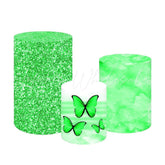 Green Butterfly Garden Party Themed Cover Cylinders Kit