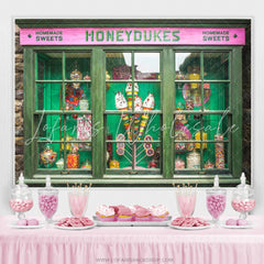 Lofaris Green Candy Land Shop Honeydukes Birthday Backdrop