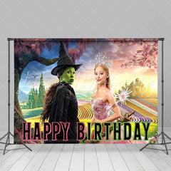 Green Castle Princess Wicked Backdrop for Birthday Party