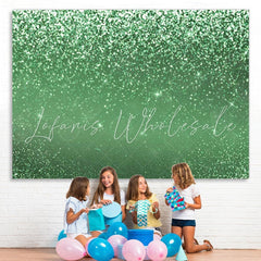 Lofaris Green flash chips bokeh Photo studio prop Backdrop