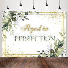 Lofaris Green Plants Aged To Perfection Birthday Backdrop