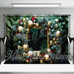 Lofaris Greenery Balloon Picture Frame Christmas Backdrop