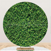Lofaris Greeny Leaves Custom Circle Baby Shower Party Backdrop