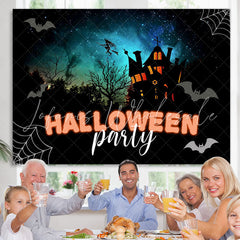 Lofaris Halloween Night Theme Welcome Party Backdrop