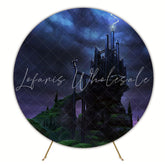 Halloween Rain Round Backdrop for Spooky Themed Event